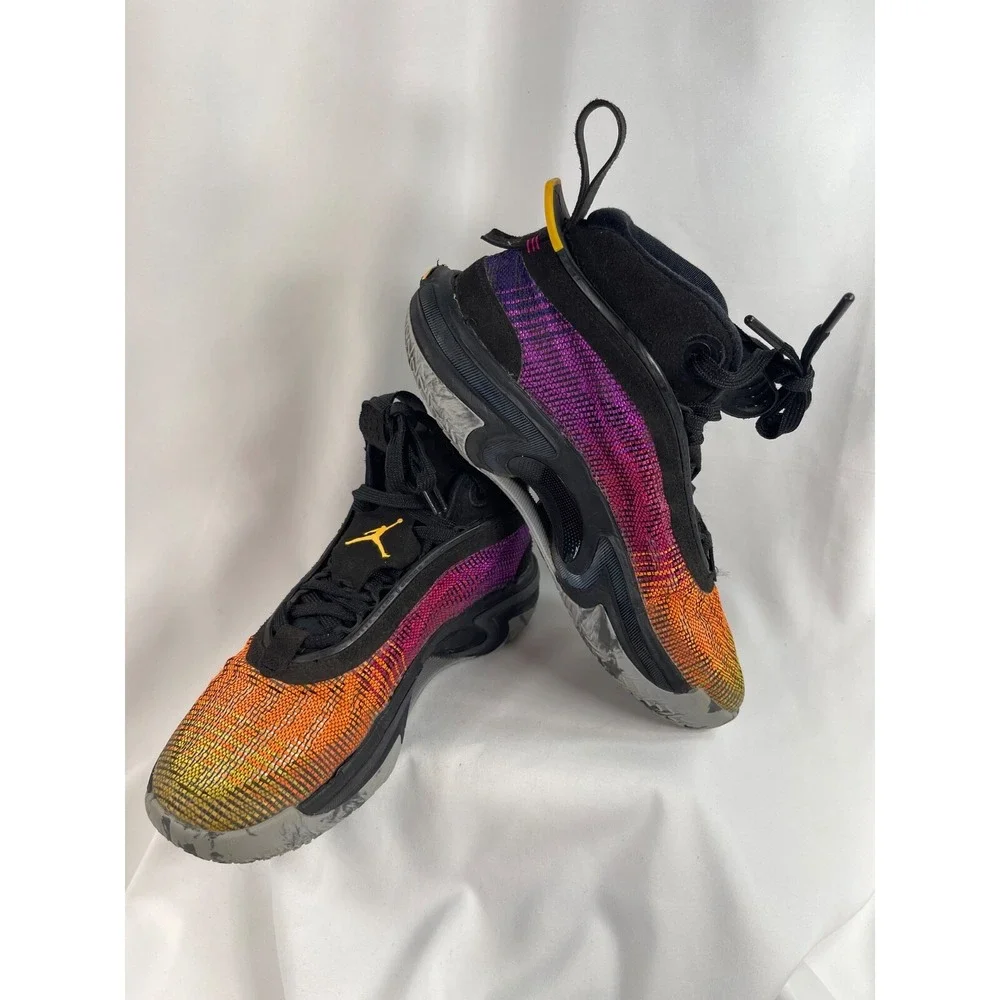 Air Jordan Nike Men's Size 5 Year of the Tiger 36 Black Orange Pink CZ2650-002